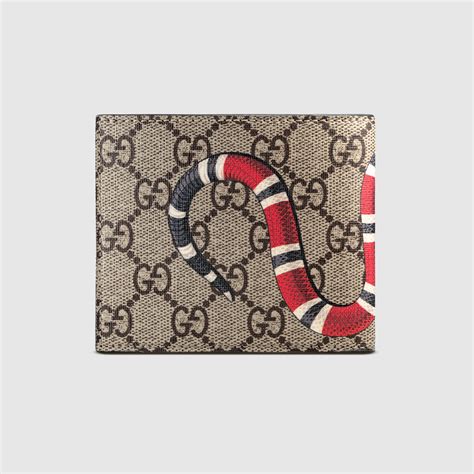 gucci wallet snake box|gucci snake wallet men's.